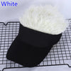 Adjustable Sun Visor with Realistic Hair Strands