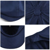 Men's Classic Newsboy Cap – Cotton 8-Panel Ivy Hat