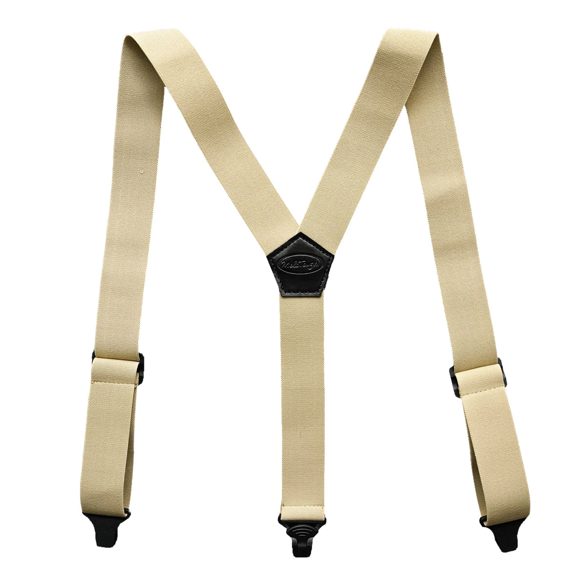 Airport-Friendly Y-Back Suspenders with Plastic Clips