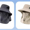 UPF 50+ Wide Brim Sun Hat with Detachable Face Mask