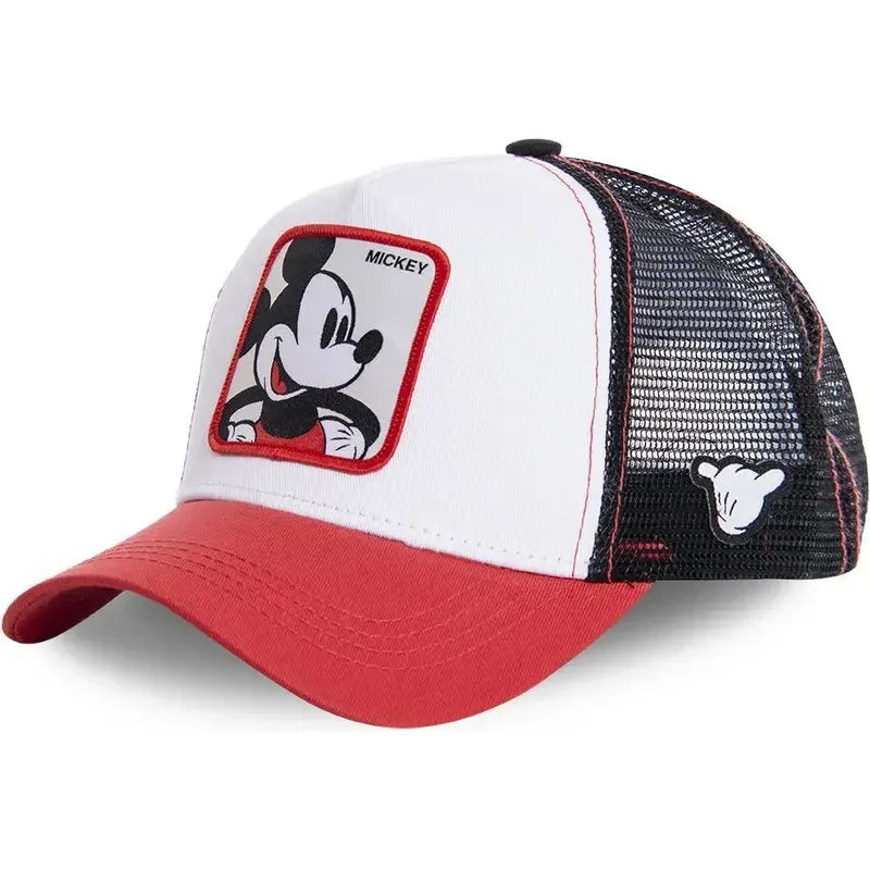 Anime Snapback Cap with Breathable Mesh Back