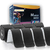 A box of Anampion Muscle Patch kinesiology tape rolls displayed on a white surface.