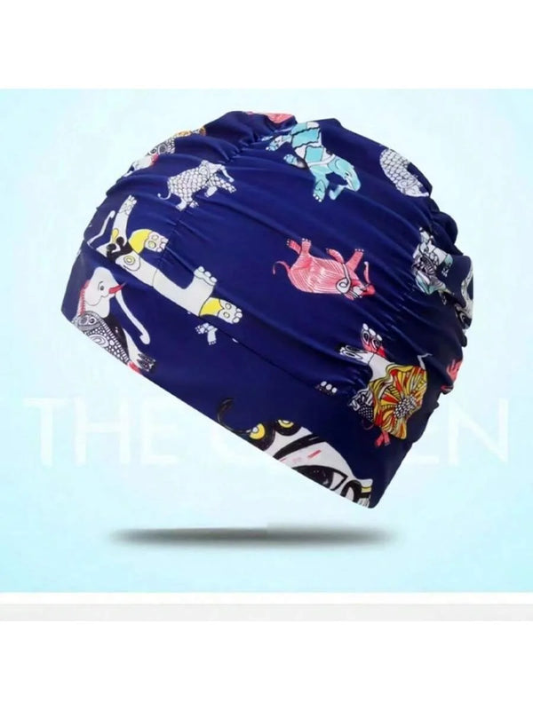 Comfortable Long Hair Swimming Cap with Ear Protection