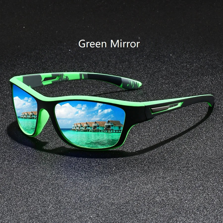 Vintage Sports Sunglasses with UV400 Protection