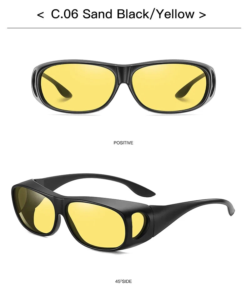 Polarized Fit-Over Sunglasses for Driving & Outdoor Sports