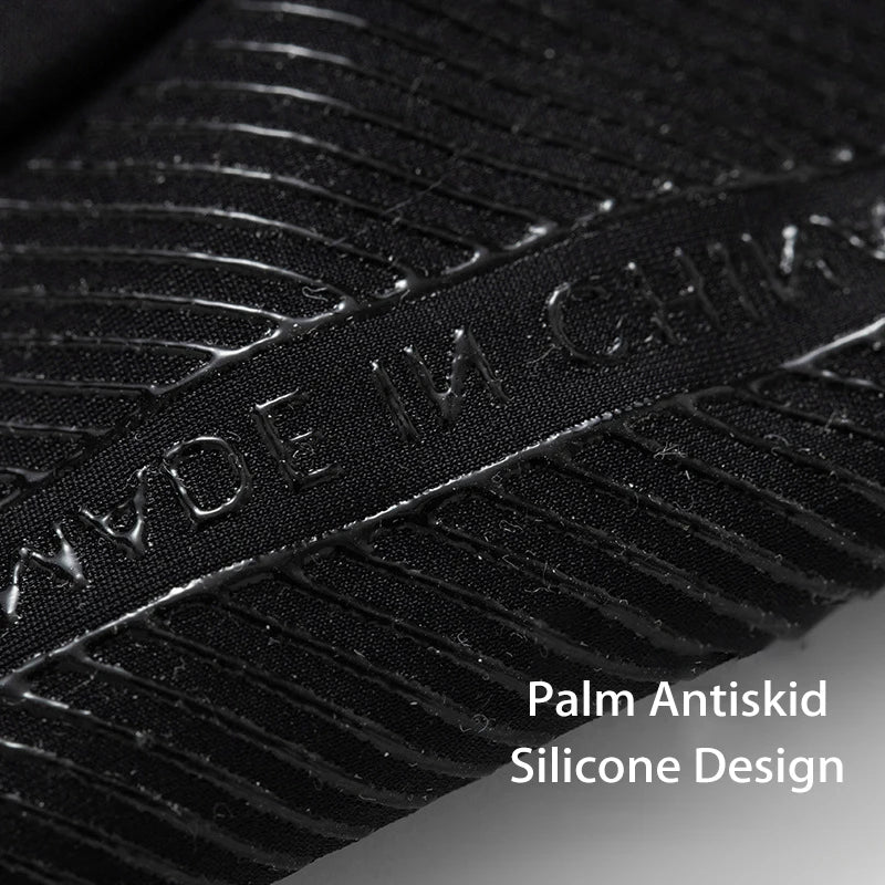 Close-up of black silicone textured arm sleeve for UV protection