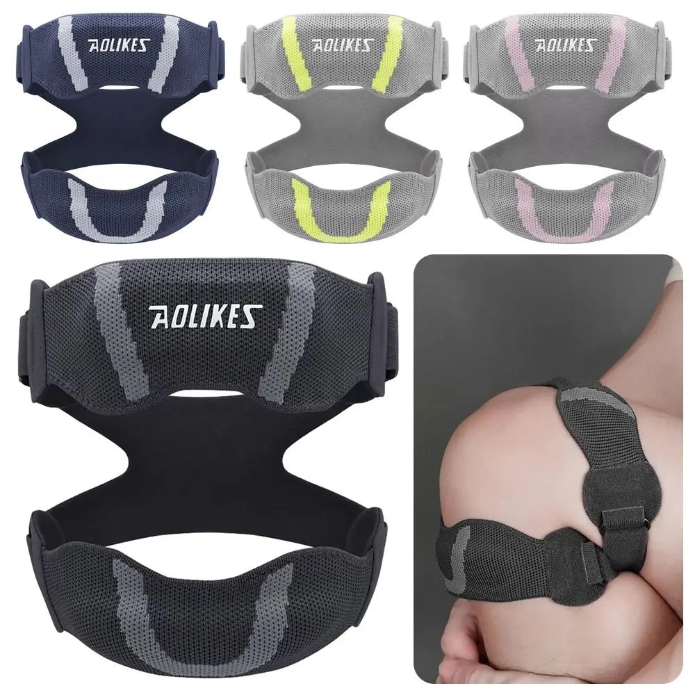 Adjustable Knee Support Strap with Dual Straps for Pain Relief