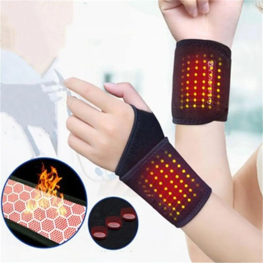 Tourmaline Self-Heating Wrist Support Brace (Pair)