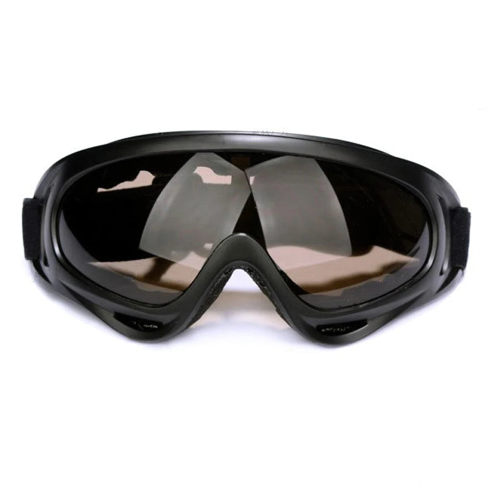 Protective Motorcycle Face Mask with Full-Face Goggles