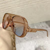 Vintage Oversized Pilot Sunglasses with UV400 Protection