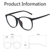 Women's Round Frame Blue Light Blocking Myopia Glasses