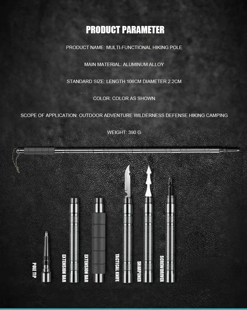 Ultra-Light Folding Trekking Poles for Hiking and Climbing