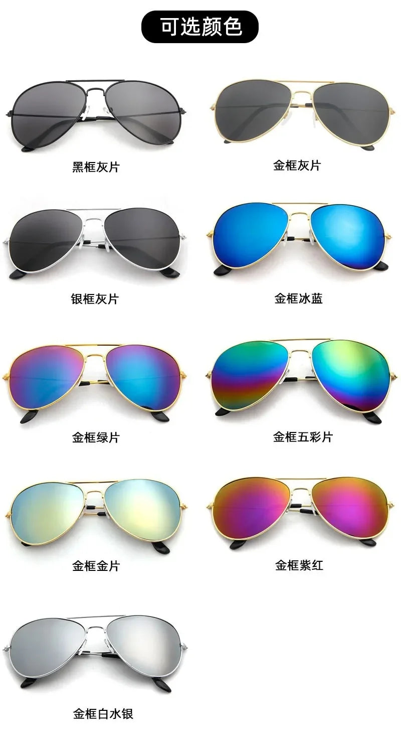 Classic Aviator Sunglasses with UV Protection
