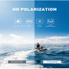 Polarized Half-Frame Sport Sunglasses with Anti-Glare Lenses