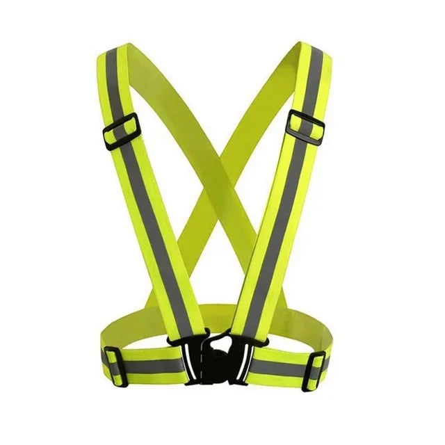 High-Visibility Reflective Safety Vest for Running, Cycling & Outdoor Work
