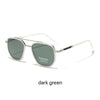 Classic Square-Frame Sunglasses with UV400 Protection