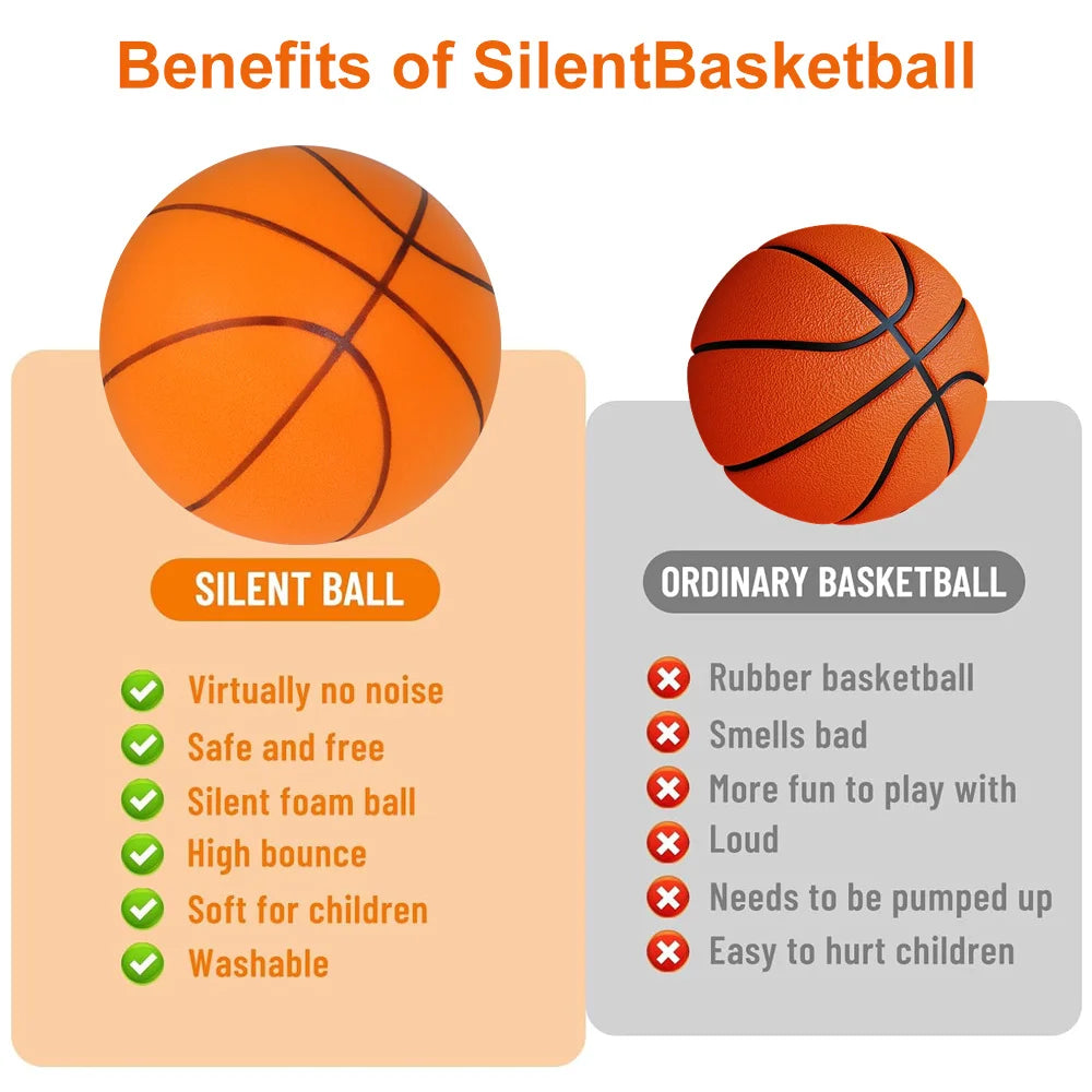 Quiet Foam Training Basketball for Indoor Use