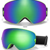 Outdoor Ski Goggles with Protective Case and Anti-Fog Lenses