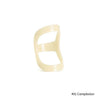 A beige ergonomic finger splint designed for joint support.