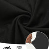 Schwarze, hochtaillierte Capri-Leggings mit Taschen in drapierter Stoff und Pflegeanweisungen