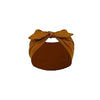 Solid brown bow headbands for hair styling and workout