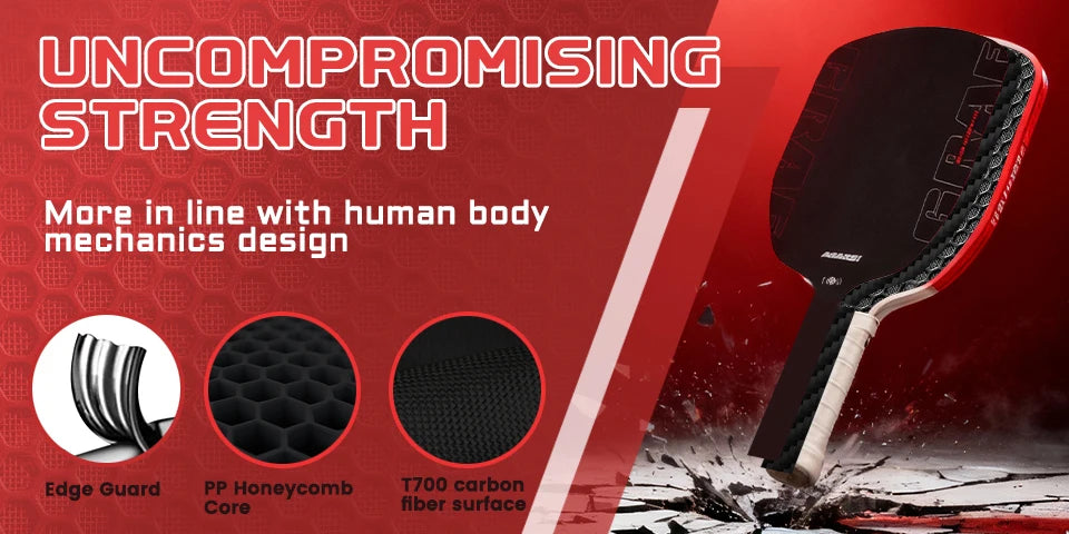 Pro Carbon Pickleball Paddle with Foam Core