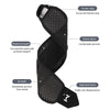 Black adjustable wrist support brace with elastic fabric and air mesh for comfortable and stable wear
