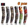 Six packs of UV protection tattoo arm sleeves in various designs and colors.