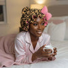 Leopard Print Plush Hair Wrap Headband with Bowknot