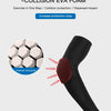 Black honeycomb anti-collision EVA foam elbow support sleeve for sports