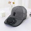 Solar & USB Powered Cooling Fan Hat