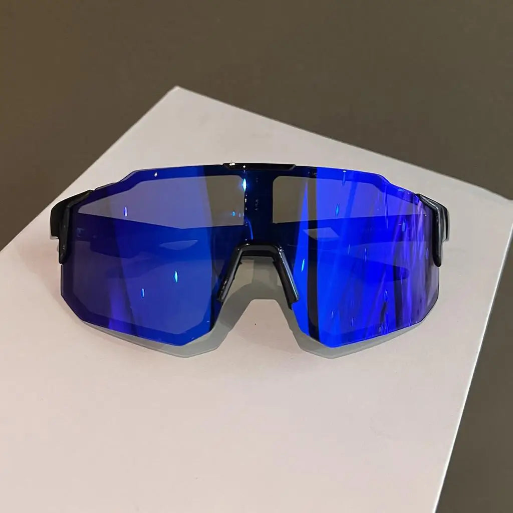 UV400 Cycling Sunglasses with Large Frame