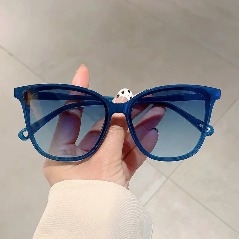 Retro Square Sunglasses with UV400 Protection