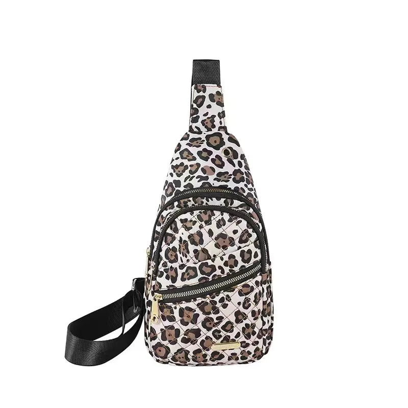 Nylon Crossbody Chest Bag for Women – Large Capacity, Adjustable Strap
