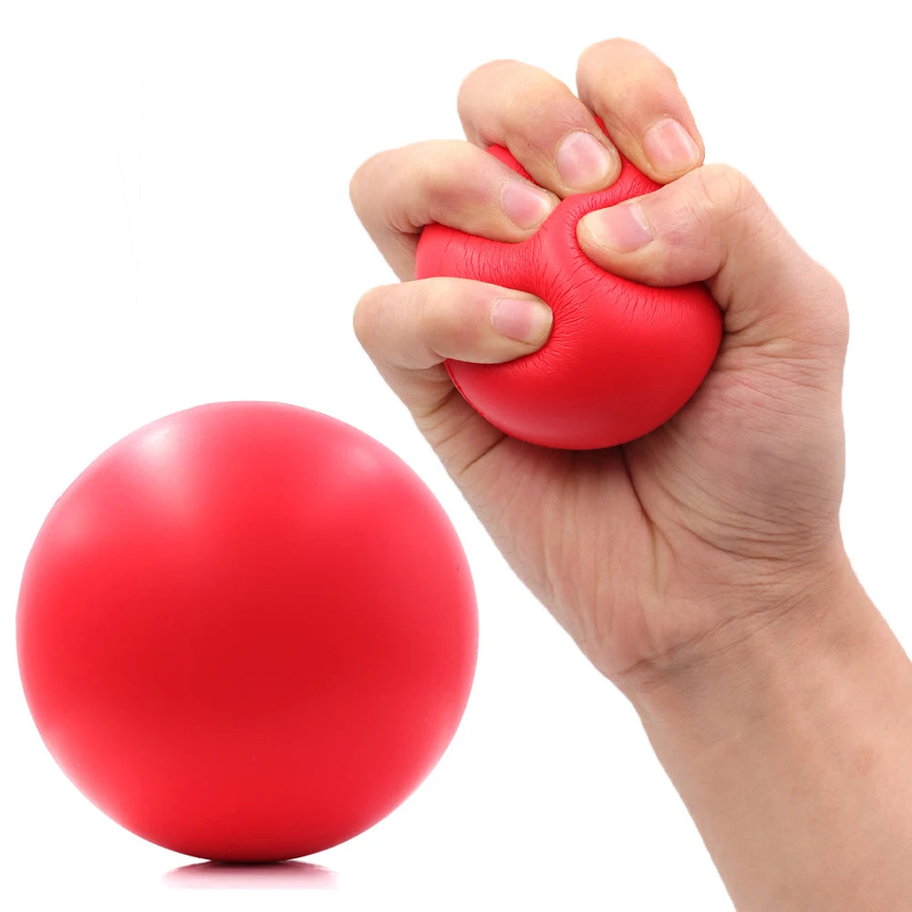 Foam Exercise & Massage Balls (2-Pack) for Grip Strength, Rehabilitation & Stress Relief