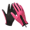 Touchscreen Warm Winter Gloves with Zipper Closure
