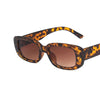 Retro Rectangle Sunglasses with UV400 Protection