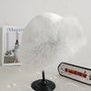 Women's Plush Fur-Trimmed Winter Hat with Ear Protection