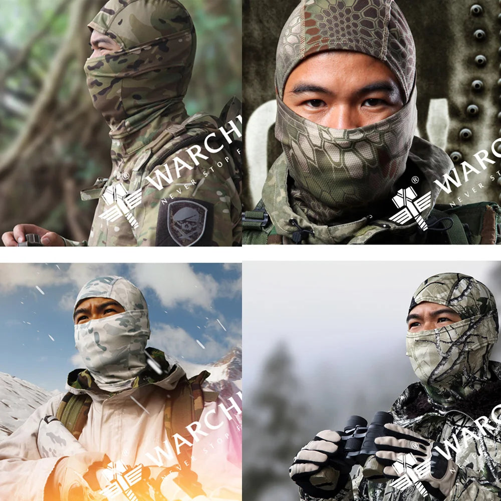 Camouflage Full Face Balaclava for Outdoor Sports