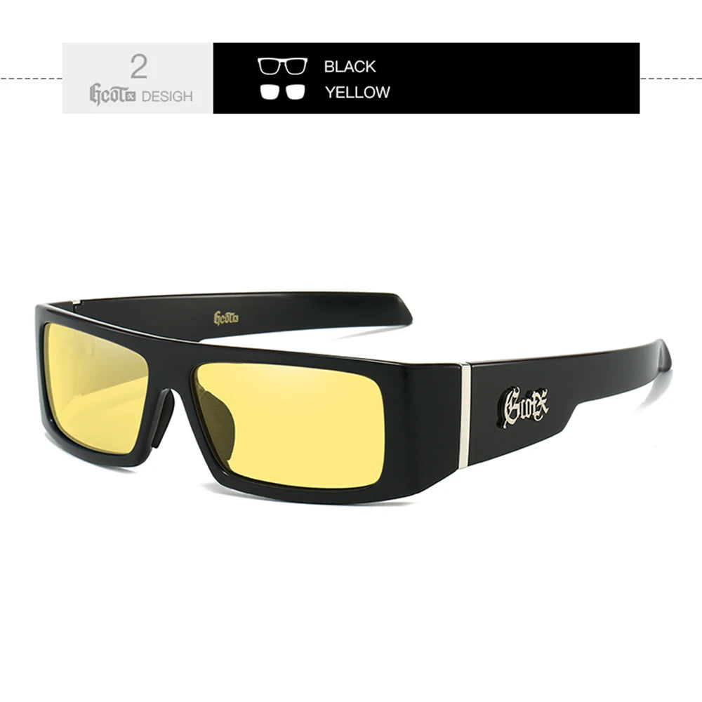 Polarized Rectangle Sunglasses for Men and Women