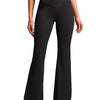 High-Waist Crossover Flare Yoga Leggings