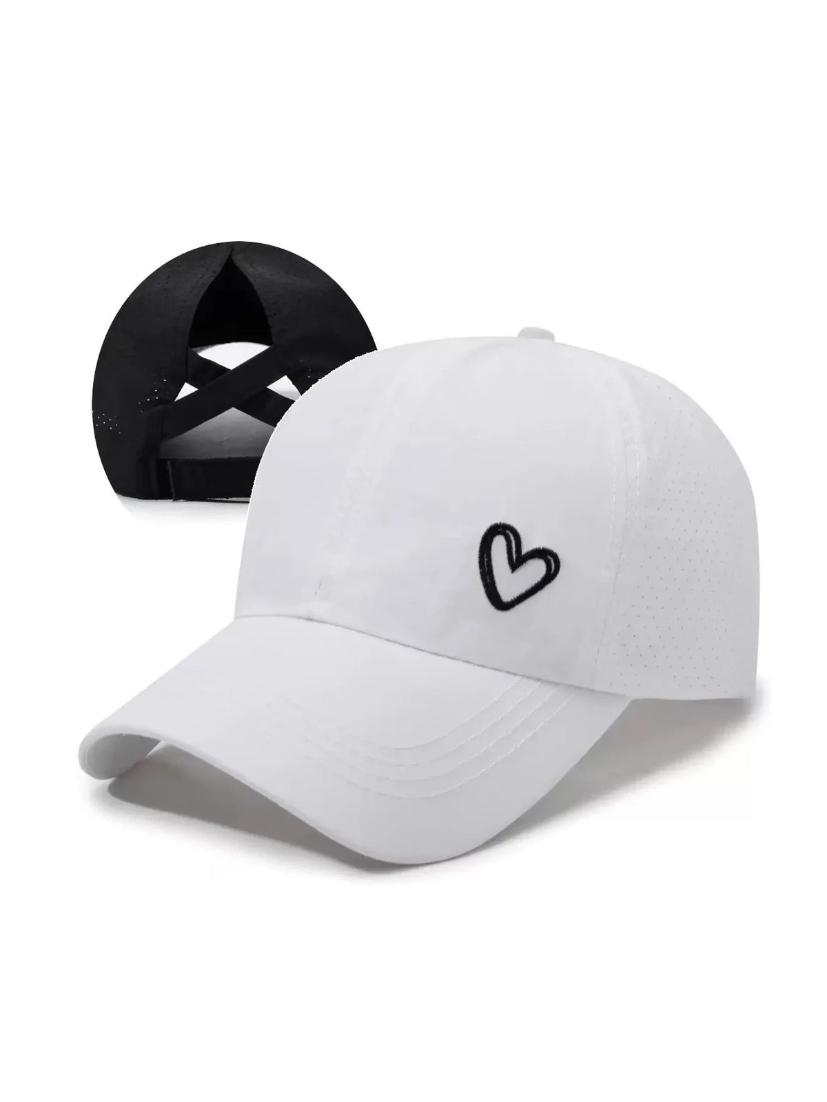 Women's Quick-Dry Ponytail Baseball Cap with Sun Protection