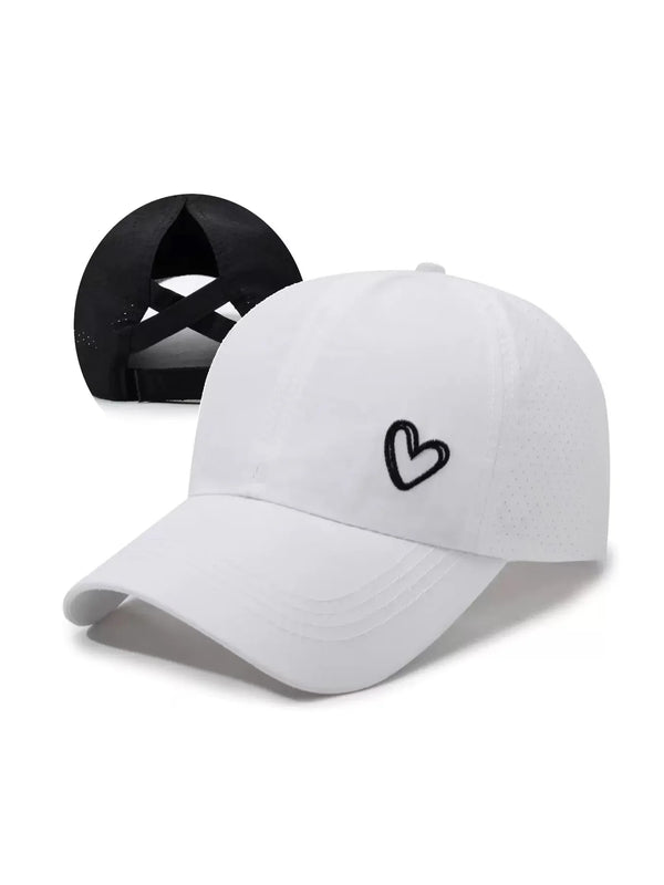 Women's Quick-Dry Ponytail Baseball Cap with Sun Protection