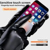 Men's Genuine Leather Touchscreen Gloves with Soft Fleece Lining