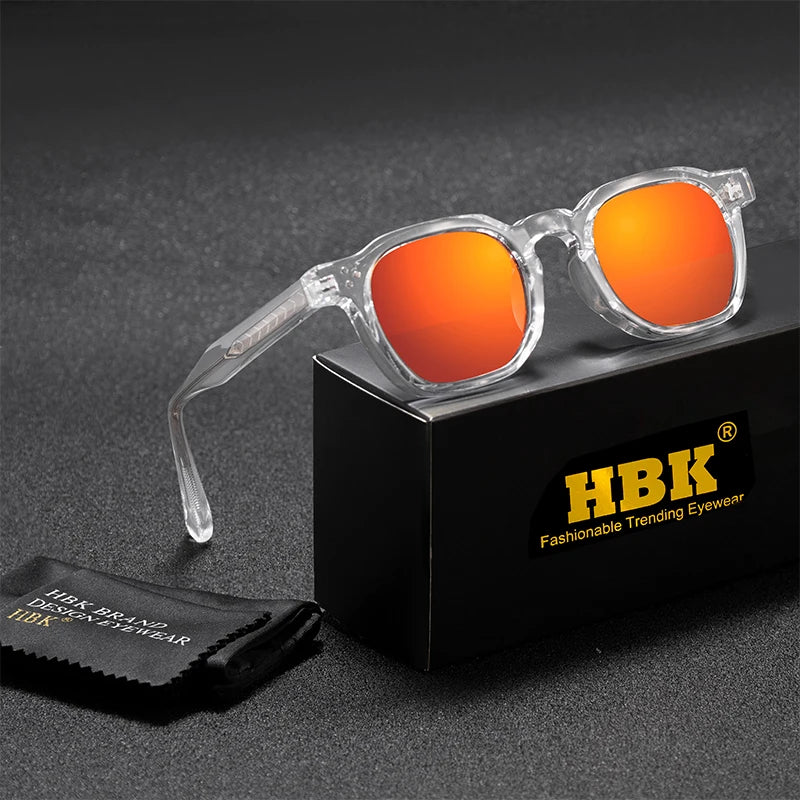 Retro Classic Square Frame Sunglasses with UV400 Protection