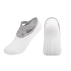 White silicone anti-slip socks for pilates and yoga