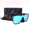 Retro Square Polarized Sunglasses with Mirror Lens