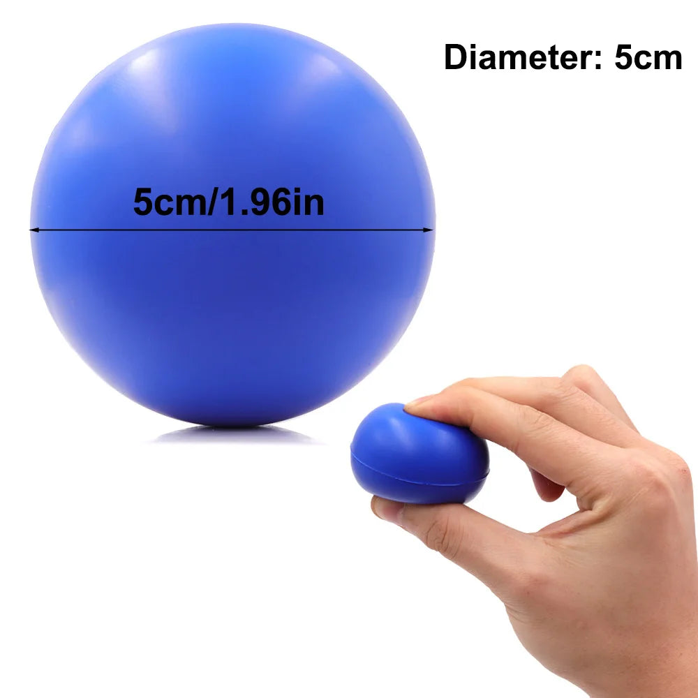 Foam Exercise & Massage Balls (2-Pack) for Grip Strength, Rehabilitation & Stress Relief