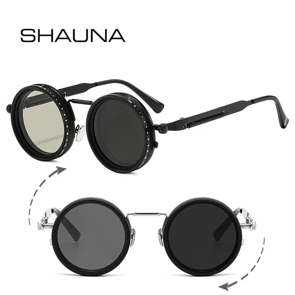 Vintage Round Polarized Sunglasses with UV400 Protection