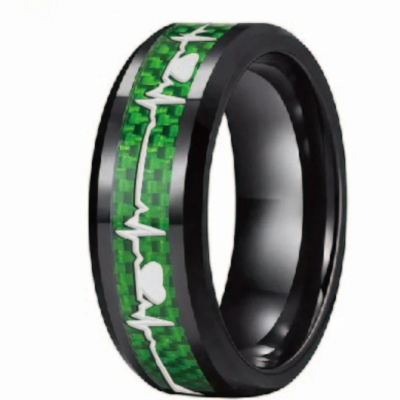 Fashion Tungsten Carbide Engagement Ring
